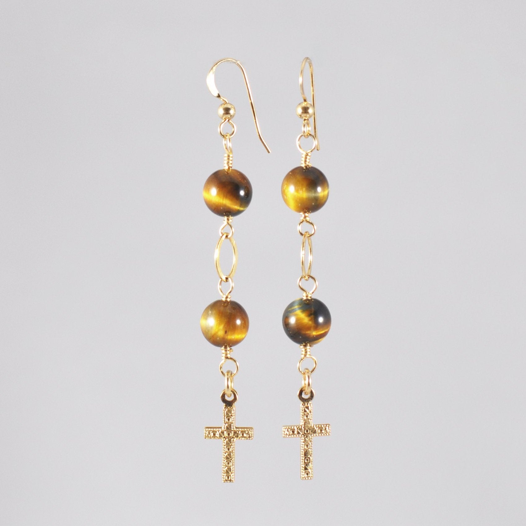 Cross Ferox Earrings | Stone Jewelry | Fashion Jewelry