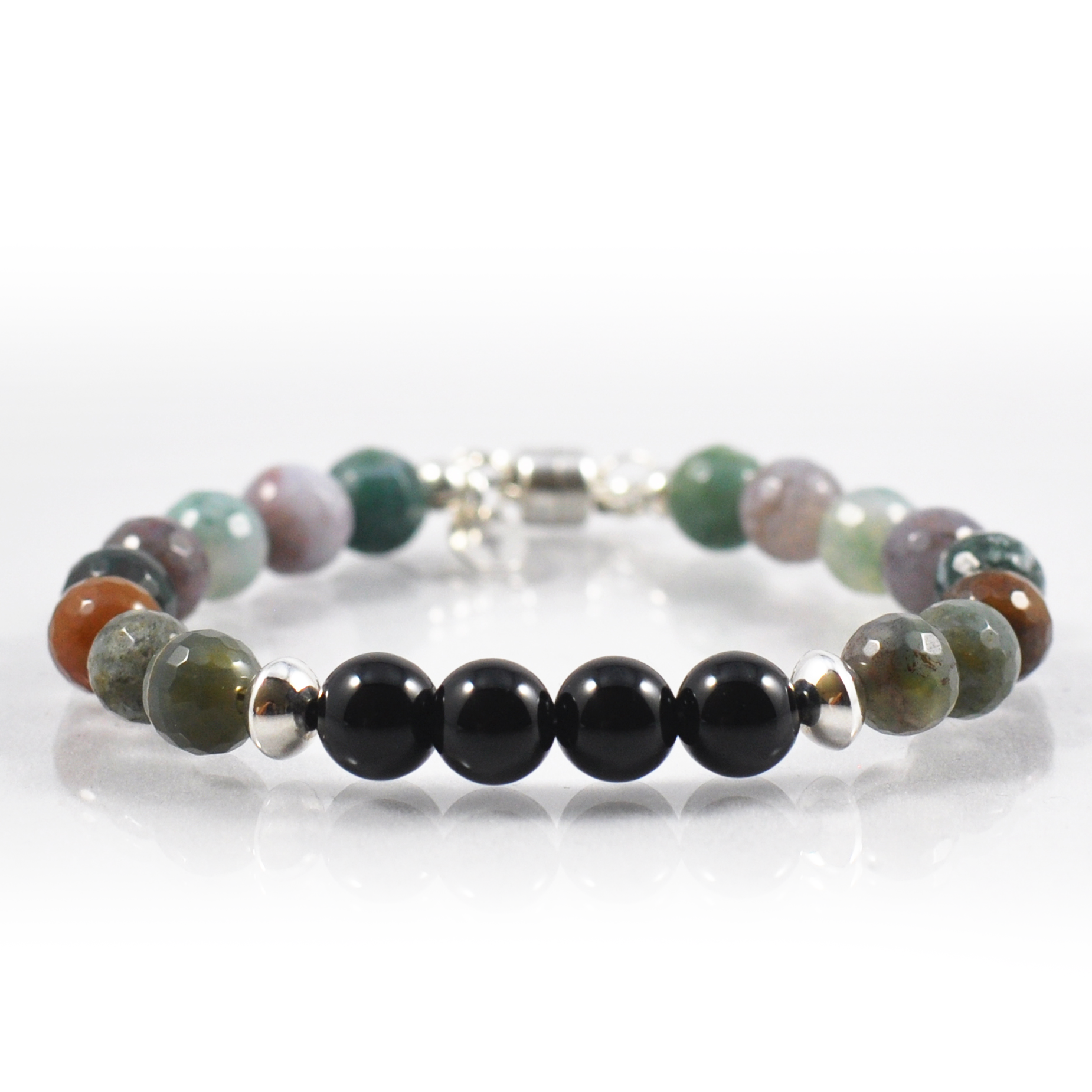 Jasper and Black Onyx Bracelet