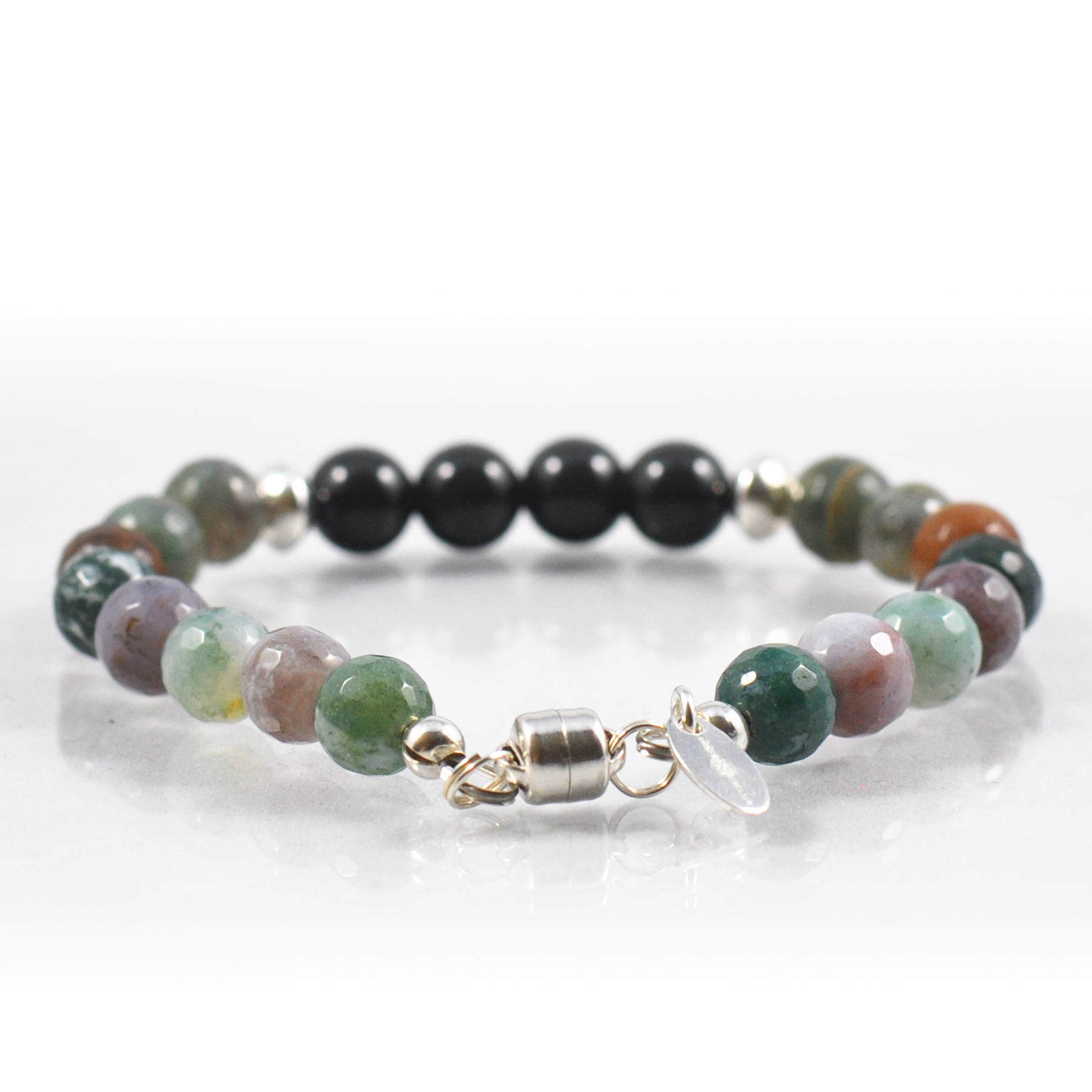 Jasper and Black Onyx Bracelet