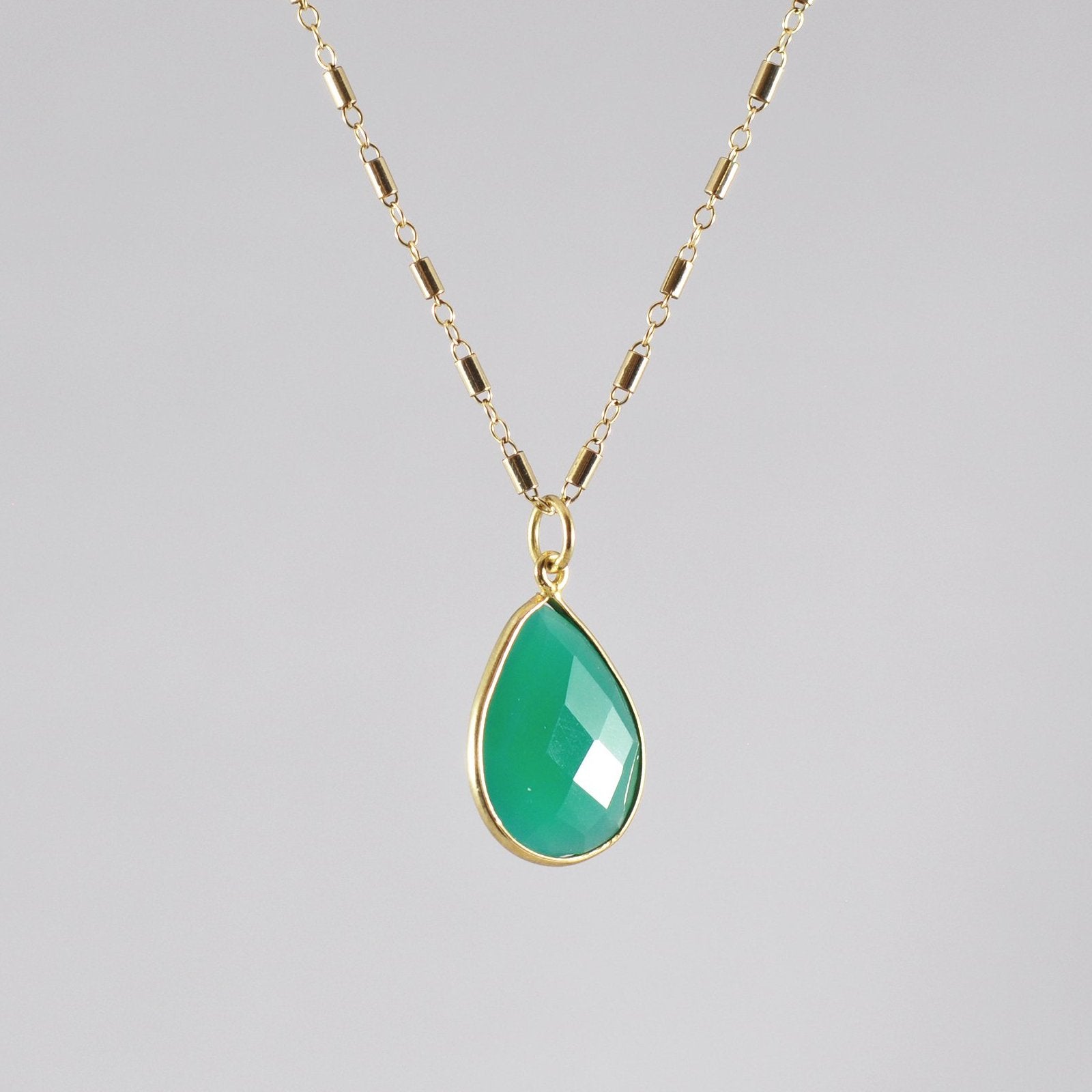 Green Agate Necklace