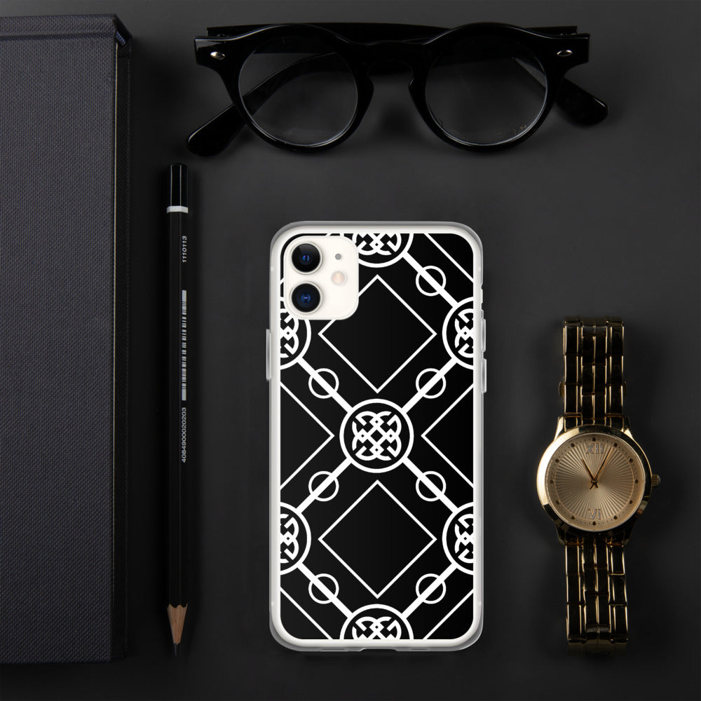 White-On-Black Signature Collection iPhone Case