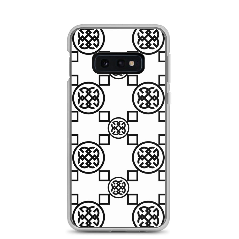 Geometrics Black-On-White Samsung Phone Case | Phone cases