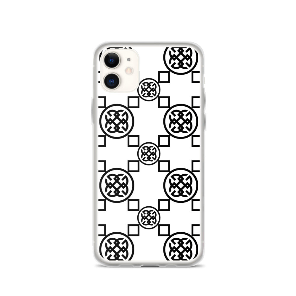 Geometrics Black-On-White iPhone Case | iPhone case