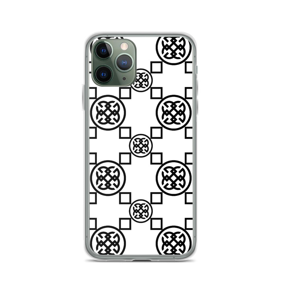 Geometrics Black-On-White iPhone Case | iPhone case