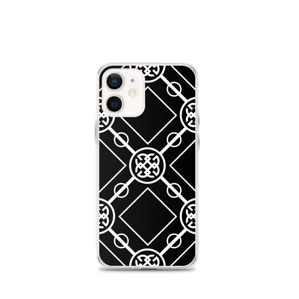 White-On-Black Signature Collection iPhone Case