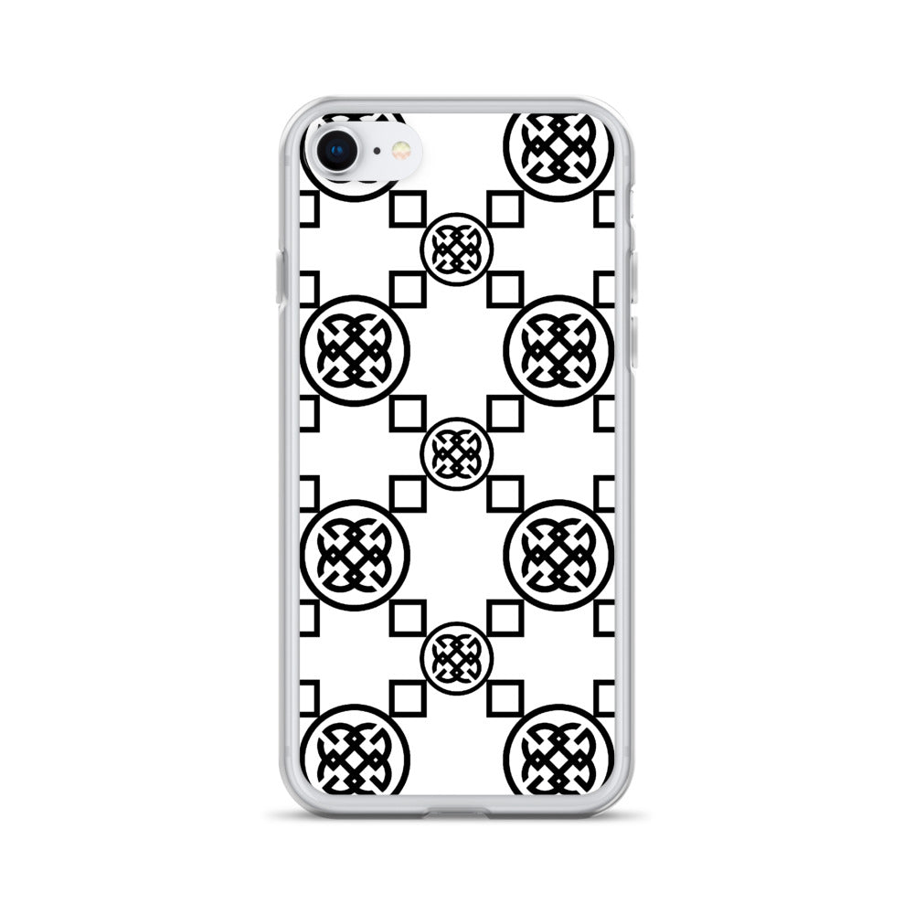 Geometrics Black-On-White iPhone Case | iPhone case