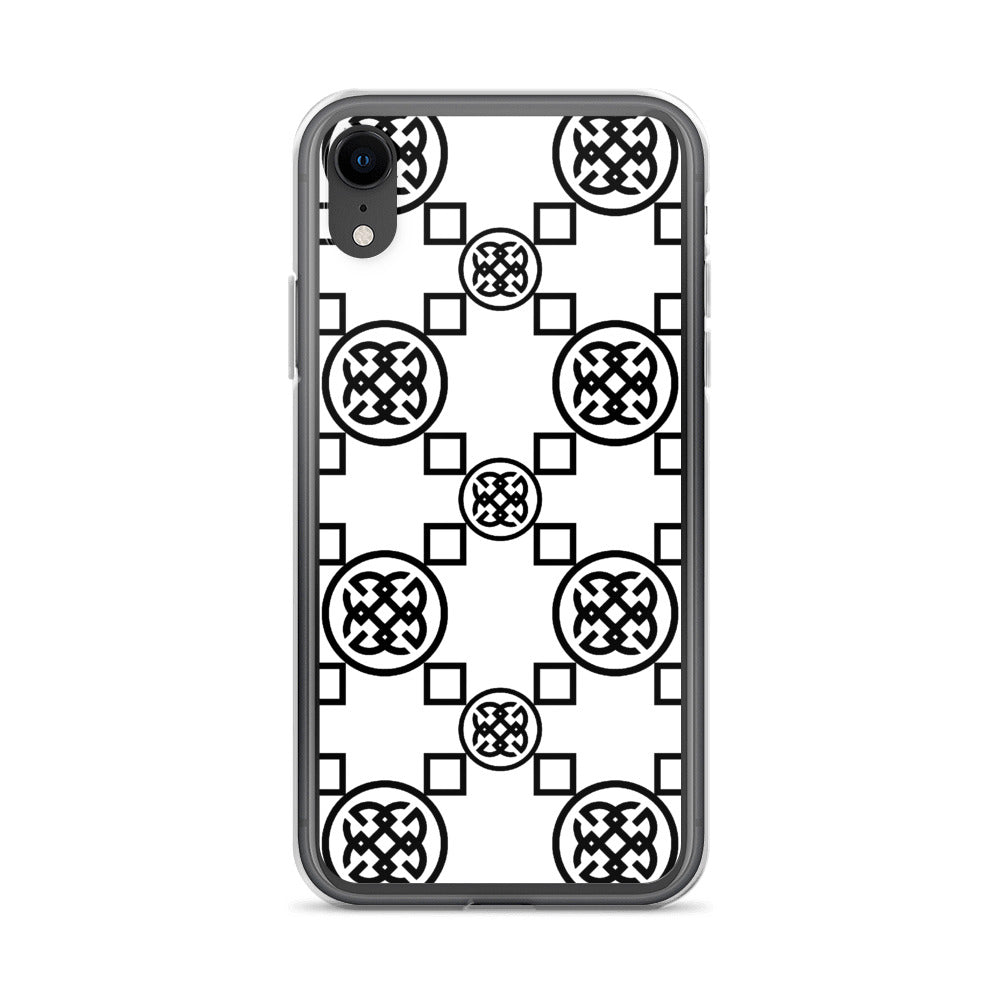 Geometrics Black-On-White iPhone Case | iPhone case