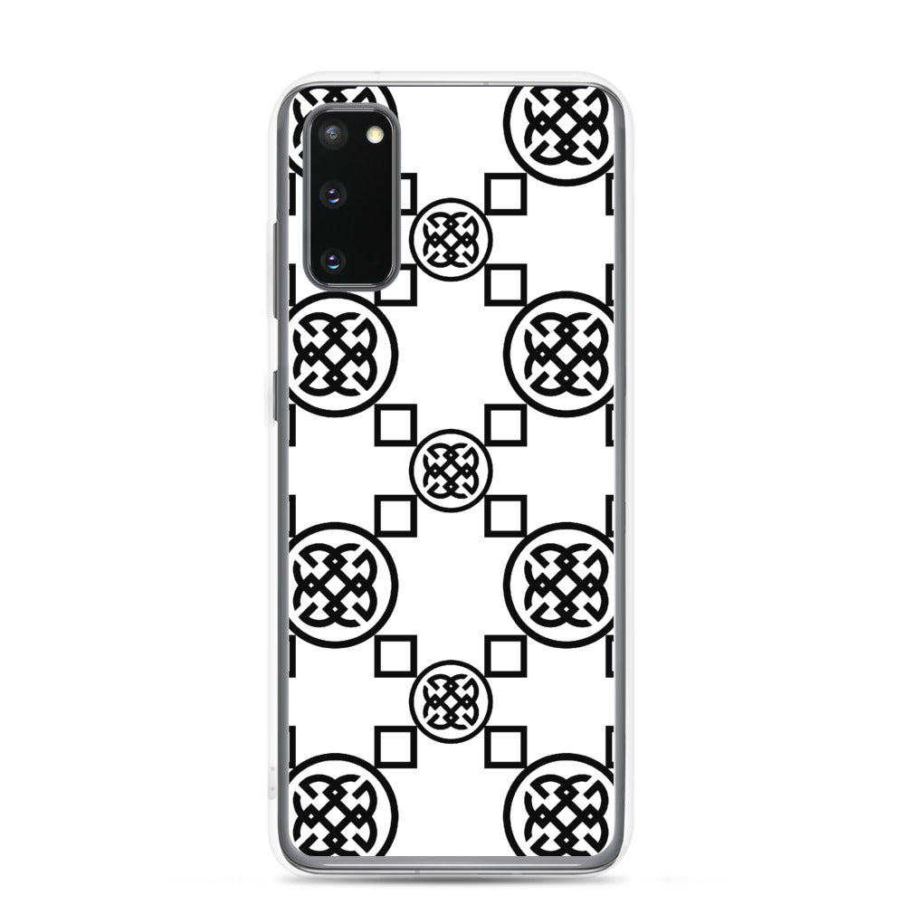 Geometrics Black-On-White Samsung Phone Case | Phone cases