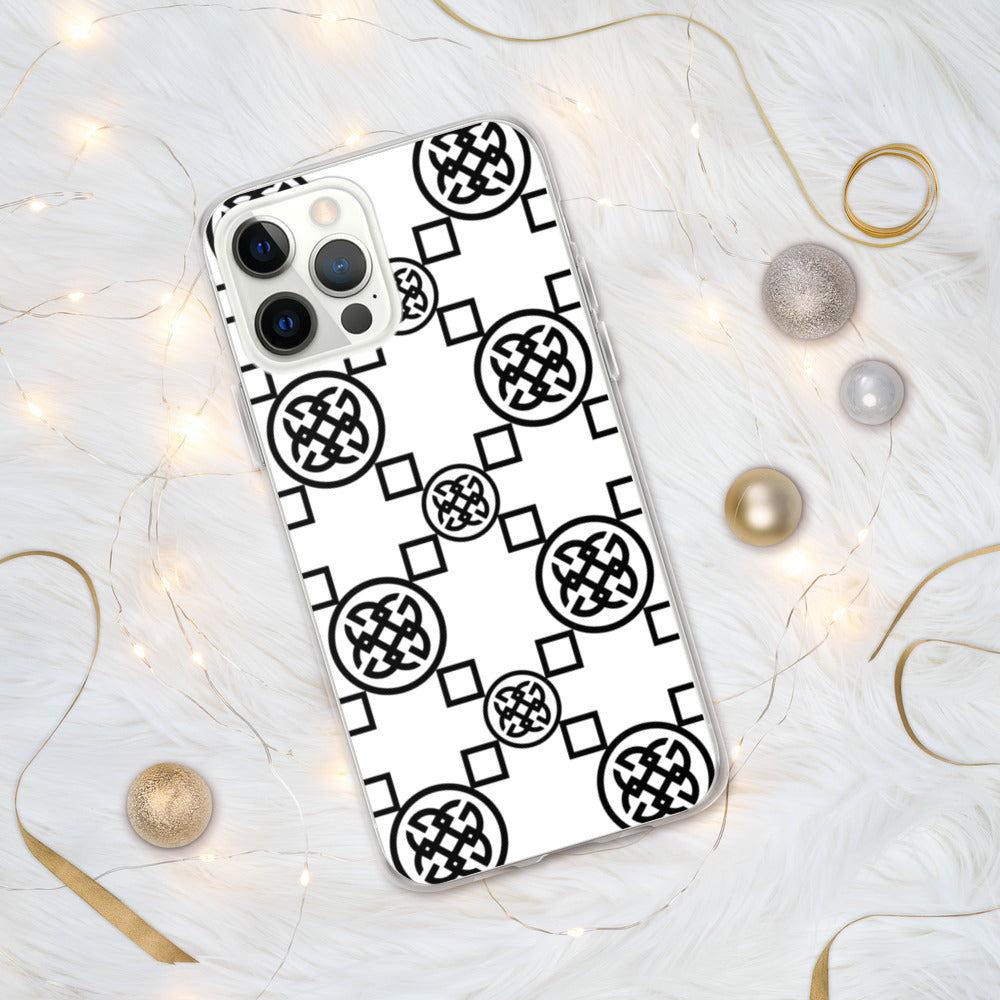 Geometrics  Black-On-White iPhone Case