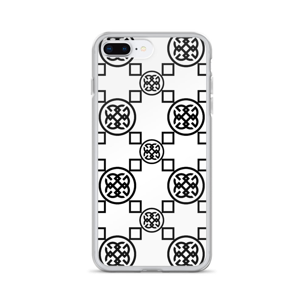 Geometrics Black-On-White iPhone Case | iPhone case